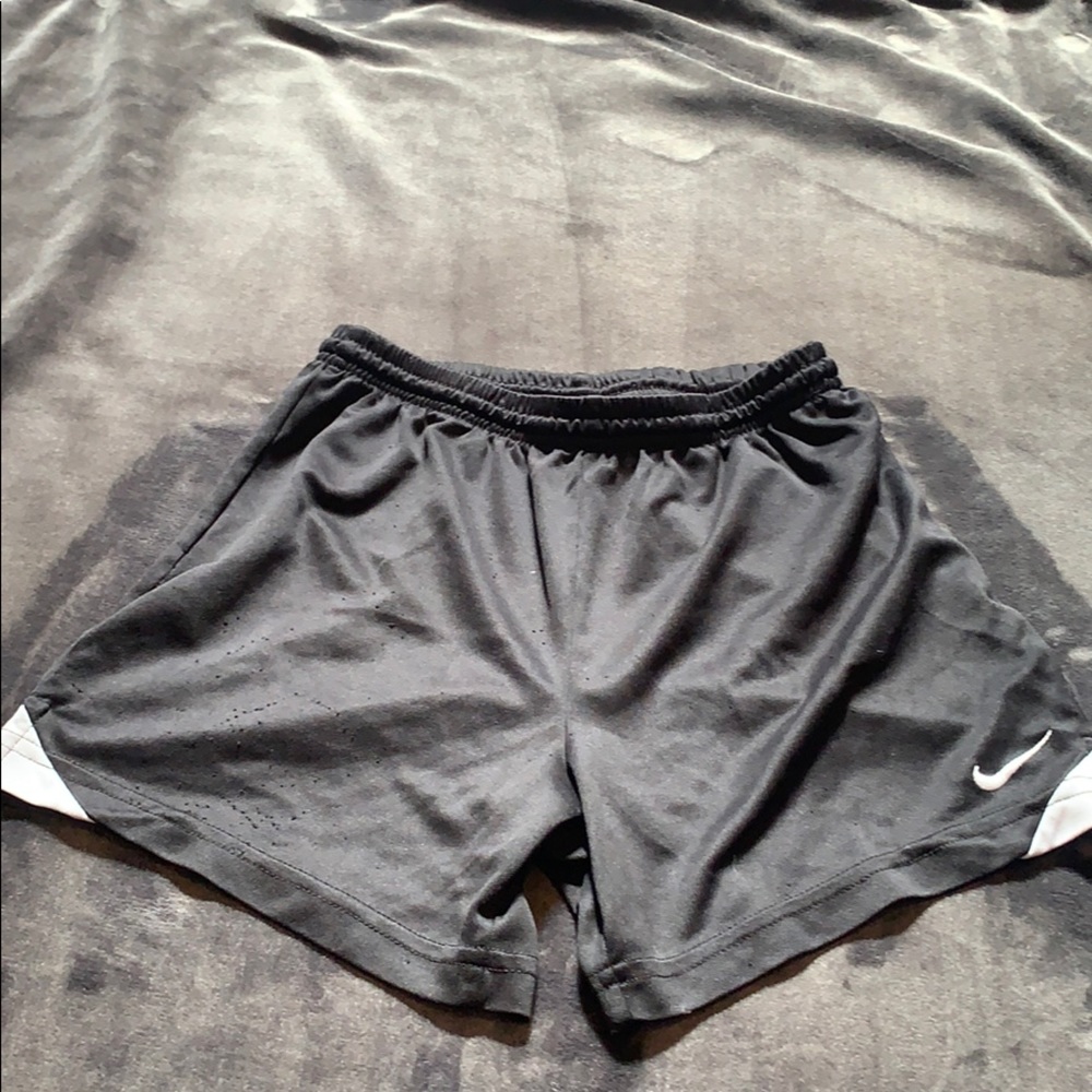 black Nike shorts